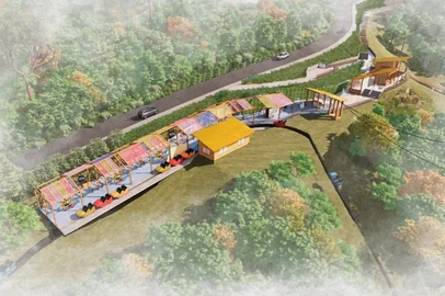 Novo trenó de um trilho só do Alpen Park<!-- NICAID(16173248) -->