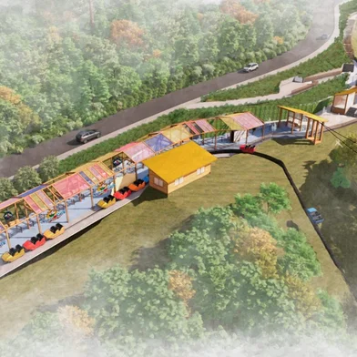 Novo trenó de um trilho só do Alpen Park<!-- NICAID(16173248) -->