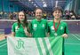 Atletas do Recreio da Juventude conquistam medalhas no Sul-Americano de Badminton