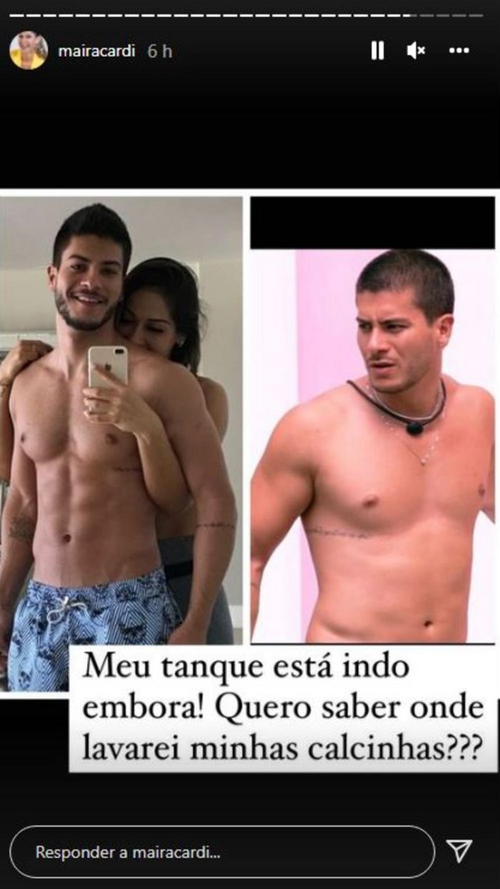 Instagram / @mairacardi / Reprodução