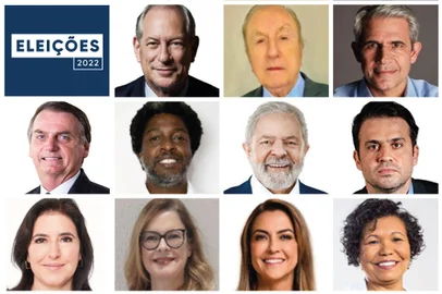 *A PEDIDO DE FELIPE KROTH* Candidatos a Presidência da República - Foto: TSE/Divulgação<!-- NICAID(15195600) -->