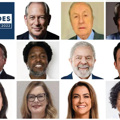 *A PEDIDO DE FELIPE KROTH* Candidatos a Presidência da República - Foto: TSE/Divulgação<!-- NICAID(15195600) -->