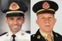 13/08/2021 - Os bombeiros mortos durante o incêndio ocorrido na SSP em julho.O Tenente Almeida (de branco) e o Sargento Munhós.<!-- NICAID(14862165) -->