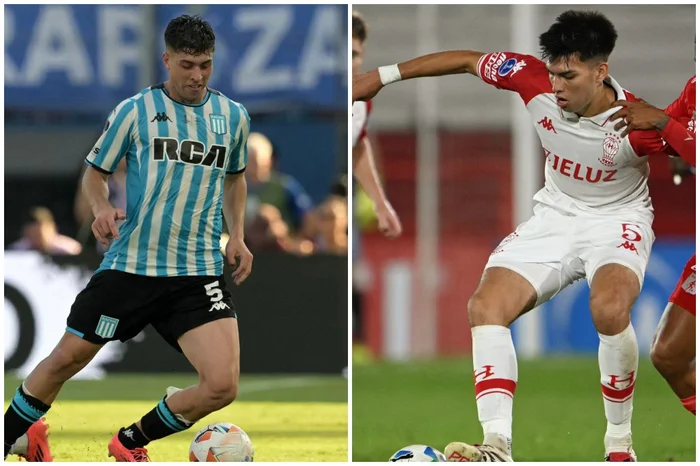 Montagem sobre fotos / Racing, Divulgação, e Luis Robayo, AFP