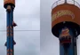 Assista ao vídeo: família fica presa a 100 metros de altura em brinquedo do Beto Carrero