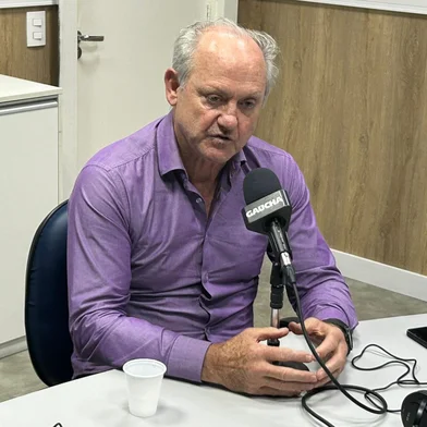 Novo secretário de Esportes e Lazer de Caxias do Sul, vereador Olmir Cadore, participa do Show dos Esportes da Gaúcha Serra.<!-- NICAID(15946476) -->
