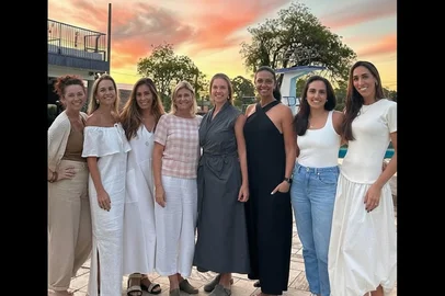 As lideranças femininas do Dunas nos últimos preparativos para a grande festa desse sábado<!-- NICAID(16179294) -->