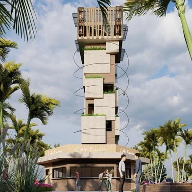 Mirante a 49 metros de altura e muita aventura, parque vertical deve ser inaugurado até o final de 2025 na Rota do Sol<!-- NICAID(15620236) -->