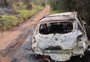 Polícia investiga corpo encontrado carbonizado em porta-malas de carro queimado, em Alvorada