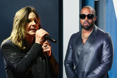 Ozzy osbourne e Kanye West<!-- NICAID(15675502) -->