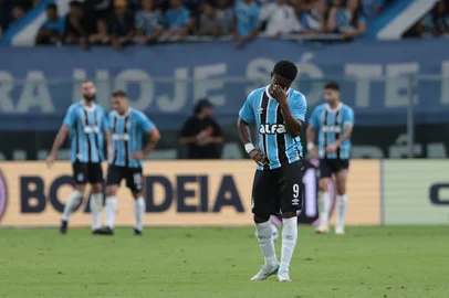 11.04.25, Porto Alegre, RS, Brasil: Terceira rodada do Brasileirão 2025. Grêmio x Flamengo, na Arena. Fotos: Jefferson Botega/Agencia RBSIndexador: jeff botega<!-- NICAID(16016269) -->
