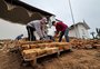 Após escola e igreja serem atingidas por temporal, comunidade de Mato Perso, em Flores da Cunha, se une para reconstrução