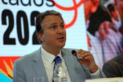 Brasília (DF), 14.08.2024 - O ministro da Educação, Camilo Santana divulga os resultados de 2023 do Índice de Desenvolvimento da Educação Básica (Ideb). Foto: José Cruz/Agência Brasil<!-- NICAID(15840657) -->