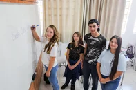 CAXIAS DO SUL, RS, BRASIL, 21/03/2025.Escolas João Pilati, em Criuva, se adapta ao segundo ano com Ensino Médio em Tempo Integral. (Neimar De Cesero/Agência RBS)Indexador: Neimar De Cesero<!-- NICAID(16003574) -->