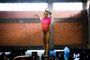 A ginasta brasileira Rebeca Andrade participa de competição na Sogipa, em Porto Alegre<!-- NICAID(15103370) -->