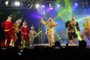 CAXIAS DO SUL, RS, BRASIL, 25/11/2023. Grande Espetáculo de Natal, evento que abre a programação natalina em Caxias do Sul, realizado na Rua Sinimbu, em frente a Lojas Magnabosco. (Bruno Todeschini/Agência RBS)Indexador: BTK<!-- NICAID(15608875) -->