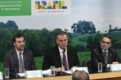 Fávaro destaca eficiência do sistema sanitário brasileiro em coletiva sobre gripe aviária<!-- NICAID(16052641) -->