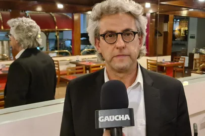 Emílio Papaléo, vice de futebol do Inter, em Goiânia<!-- NICAID(15124306) -->
