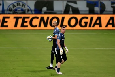 PORTO ALEGRE, RS, BRASIL, 28/02/2021- Grêmio x Palmeiras: jogo de ida da final da Copa do Brasil. Foto: André Ávila / Agencia RBS<!-- NICAID(14724606) -->