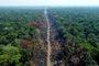 (FILES) This file photo taken on September 16, 2022, shows a deforested and burnt area of the Amazon rainforest on a stretch of the BR-230 (Transamazonian highway) in Humaitá, Amazonas State, Brazil. - Deforestation in Brazil's Amazon rainforest in the first quarter of 2023 was one of the worst on record, according to official figures released on April 7, 2023. Those figures show the scale of the task facing leftist President Luiz Inacio Lula da Silva, just 100 days into his return to power. (Photo by MICHAEL DANTAS / AFP)Editoria: ENVLocal: HumaitáIndexador: MICHAEL DANTASSecao: environmental politicsFonte: AFPFotógrafo: STR<!-- NICAID(15398872) -->