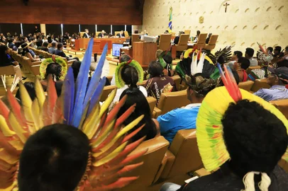 STF retoma julgamento do marco temporal<!-- NICAID(15527941) -->