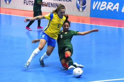 Gaúcha, de Constantina, conquista a Copa América de Futsal Feminina.