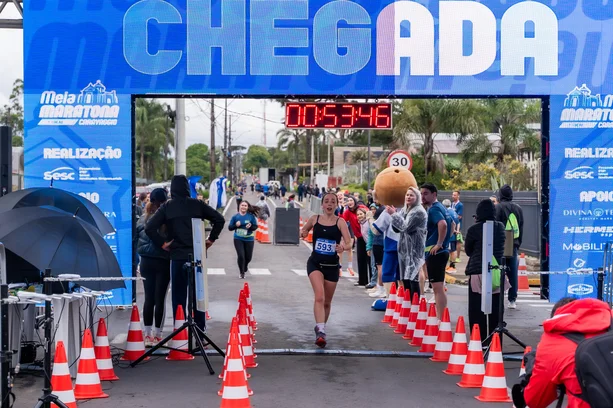 A prova teve como cenário o Santuário de Nossa Senhora de Caravaggio.