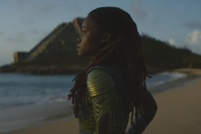 Pantera Negra: Wakanda Forever , Black Panther: Wakanda Forever , film frame , Marvel Studios , Lupita Nyong'O , Nakia<!-- NICAID(15258762) -->