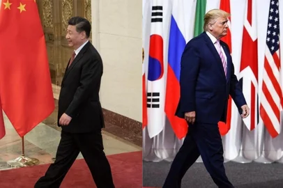 Guerra comercial EUA e China<!-- NICAID(14197928) -->