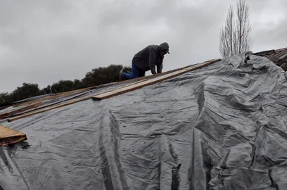 Vacaria teve cerca de 1,2 mil casas atingidas pelo granizo da noite de quarta-feira (23)<!-- NICAID(15130605) -->