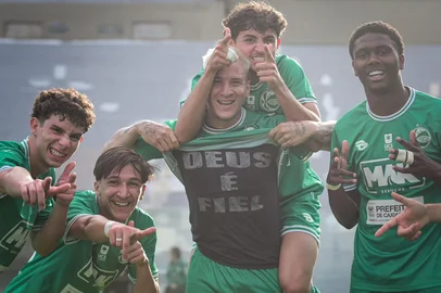 Juventude x Aimoré pela Copa FGF 2025 - Troféu Professor Ruy Carlos Ostermann. O atacante Galego marcou o gol da vitória por 1 a 0<!-- NICAID(16142016) -->