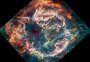 Telescópio James Webb registra imagem inédita de explosão estelar que ocorreu há 340 anos