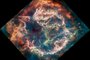 James Webb obteve um registro da supernova Cassiopeia A (Cas A), que fica a 11 mil anos-luz de distância da Terra<!-- NICAID(15398752) -->