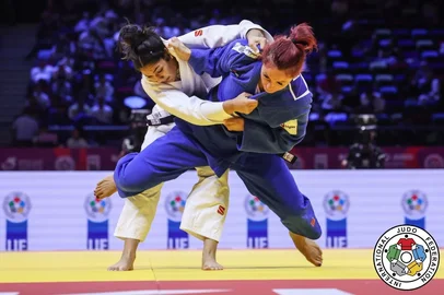 Emanuele Di Feliciantonio / IJF/Divulgação Beatriz Freitas, Milica Zabic, judô