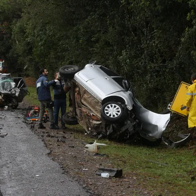 Acidente vitimou dois homens de 71 e 29 anos na altura do Km 115, próximo ao o a RS-448<!-- NICAID(16047350) -->