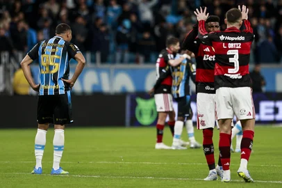Duda Fortes / Agencia RBS PORTO ALEGRE, RS, BRASIL, 10-05-2026: Grêmio vs Flamengo pelo campeonato Brasileiro Série A 2026, na Arena. Fotos: Duda Fortes/Agencia RBS<!-- NICAID(16282404) -->