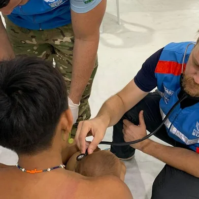 Médico gaúcho Alexandre Bublitz, pediatra, que atuou pela Força Nacional do SUS na região da crise Yanomami, em Roraima - Foto: Arquivo Pessoal/Divulgação<!-- NICAID(15439735) -->