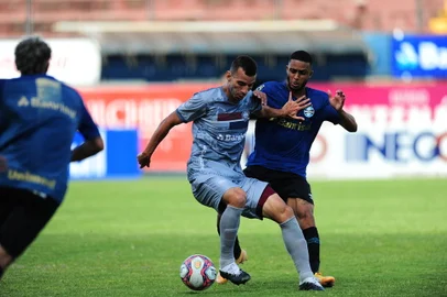 CAXIAS DO SUL, RS, BRASIL, 25/02/2020. SER Caxias x Grêmio, amistoso com o time de transição do Grêmio. Preparação para o Campeonato Gaúcho 2021 (Gauchão 2021), Realizado no estádio Centenário. (Porthus Junior/Agência RBS)<!-- NICAID(14722895) -->