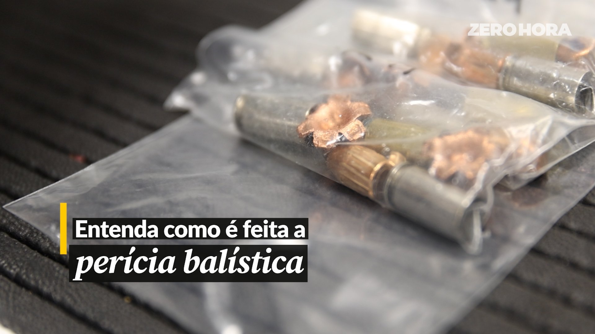 Como &eacute; feita a per&iacute;cia bal&iacute;stica