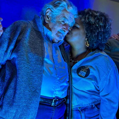 Bruna Rodrigues e Pepe Mujica<!-- NICAID(15741624) -->