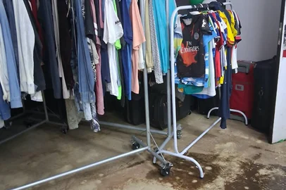 Neusa Batezini / Arquivo pessoal Salas da Associação Família Imigrante no Vida Centro Humanístico foram alagadas, causando perda de materiais.<!-- NICAID(16383123) -->