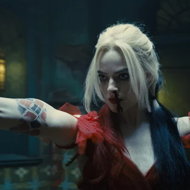 Margot Robbie como Arlequina em O Esquadrão Suicida (2021), de James Gunn<!-- NICAID(14853048) -->