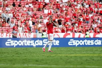 Porto Alegre, RS, Brasil, 15-03-2025: Internacional vs Bahia, em partida válida pelo Campeonato Brasileiro Série A, no Beira-Rio. Foto: Duda Fortes/Agência RBS<!-- NICAID(16245675) -->