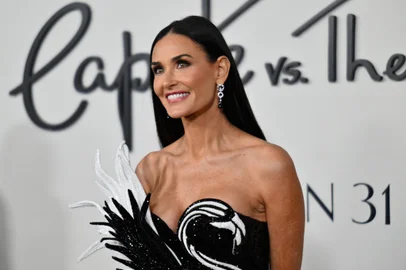 Premiere of series 'Feud: Capote vs the Swans'US actress Demi Moore arrives for FXs "Feud: Capote vs. The Swans" premiere at the Museum of Modern Art in New York, on January 23, 2024. (Photo by ANGELA WEISS / AFP)Editoria: ACELocal: New YorkIndexador: ANGELA WEISSSecao: televisionFonte: AFPFotógrafo: STF<!-- NICAID(15658840) -->