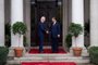 US President Joe Biden greets Chinese President Xi Jinping before a meeting during the Asia-Pacific Economic Cooperation (APEC) Leaders' week in Woodside, California on November 15, 2023. Biden and Xi will try to prevent the superpowers' rivalry spilling into conflict when they meet for the first time in a year at a high-stakes summit in San Francisco on Wednesday. With tensions soaring over issues including Taiwan, sanctions and trade, the leaders of the world's largest economies are expected to hold at least three hours of talks at the Filoli country estate on the city's outskirts. (Photo by Brendan Smialowski / AFP)<!-- NICAID(15599059) -->