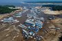Boats are seen stranded due to the severe drought on the Rio Negro river in Davi Marina, west of Manaus, Amazonas state, Brazil on September 29, 2023. Manaus City Hall declared a state of emergency due to the current drought, which is already one of the worst on record. Davi Marina is the main departure point for tourist attractions and riverside communities. (Photo by MICHAEL DANTAS / AFP)Editoria: WEALocal: ManausIndexador: MICHAEL DANTASSecao: droughtFonte: AFPFotógrafo: STR<!-- NICAID(15557911) -->