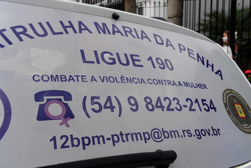 CAXIAS DO SUL, RS, BRASIL, 18/03/2021 - Há aproximadamente 7 anos da criação da Patrulha Maria da Penha, cerca de duas mil mulheres, vítimas de violência, já foram atendidas. (Marcelo Casagrande/Agência RBS)<!-- NICAID(14738517) -->
