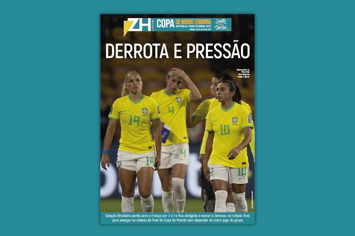 Caderno digital conta tudo sobre a derrota do Brasil na Copa do Mundo  Feminina