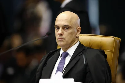 BRASÍLIA, RS, BRASIL, 23.05.2019. Ministro Alexandre de Moraes durante sessão plenária do Superior Tribunal Federal (STF).FOTO: ROSINEI COUTINHO/AGÊNCIA RBS<!-- NICAID(14091373) -->