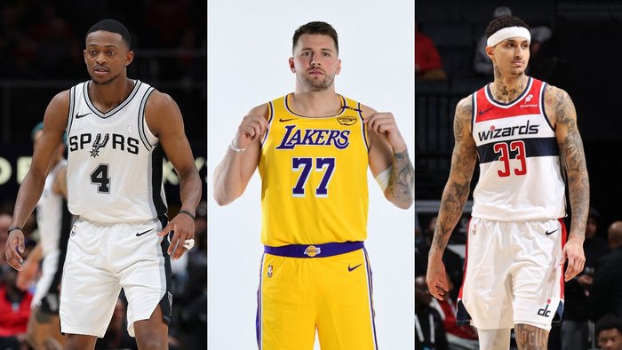 Montagem sobre fotos de Adam Pantozzi, Kevin C. Cox e Stephen Gosling / NBAE / Getty Images / Getty Images via AFP